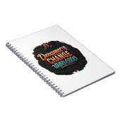 「夢想家は世界を変える」 ノートブック (右側)