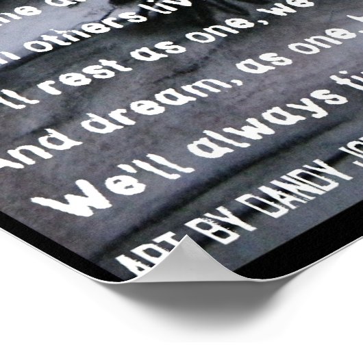 夢想家 ポスター (角)