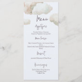 夢想的な天国がブルーボーイベビーシャワーを送信 メニュー (正面)