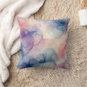 夢想的な水のカラーインクアート クッション (ブランケット)
