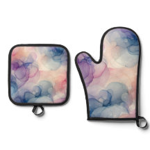 夢想的な水のカラーインクアート