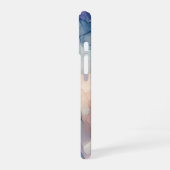 夢想的な水のカラーインクアート iPhone 16ケース (左側面)