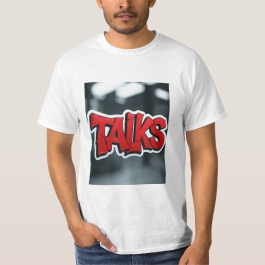 夢想的な水色のTシャツ Tシャツ (正面)