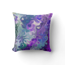 夢想的な紫の渦巻きモダン抽象芸術33