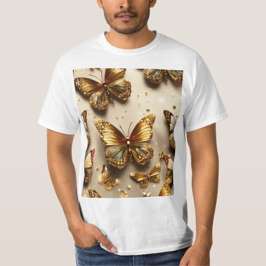 夢想的な蝶Tシャツ Tシャツ (正面)