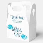 夢想雲天国ボーイベビーシャワーを送信 フェイバーボックス (オープン)