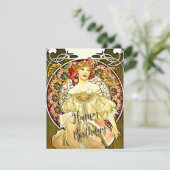 夢想、美術絵画、誕生日メッセージ カード (スタンド正面)