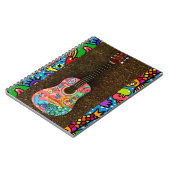 夢愛カラフルで明るいギターのノート ノートブック (左側)