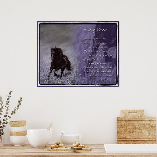 夢感動的の分野 ポスター (キッチン)