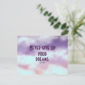 夢感動的を与え持ち出すな ポストカード (スタンド正面)