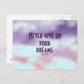 夢感動的を与え持ち出すな ポストカード (正面/裏面)