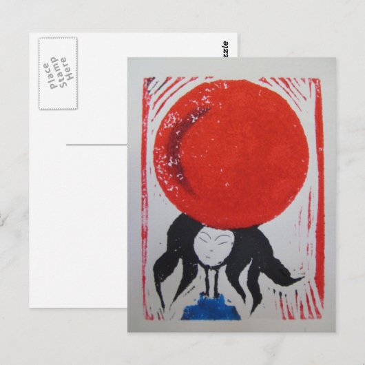 夢日本の ポストカード (正面/裏面)