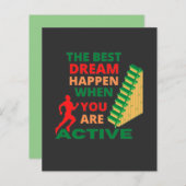 夢最高のは活動の時に起こる (正面/裏面)