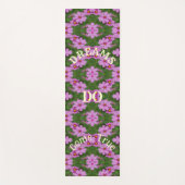 夢来真の宇宙の花感動的 ヨガマット (正面)