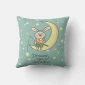 夢来真 | Bunny on the Moon クッション (裏面)