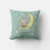 夢来真 | Bunny on the Moon クッション (正面)