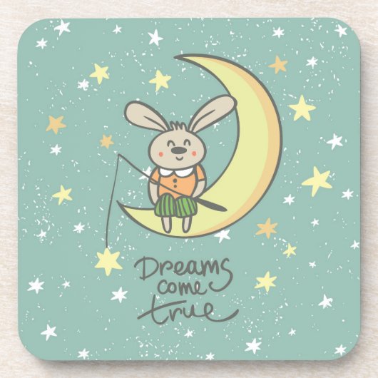 夢来真 | Bunny on the Moon コースター (正面)