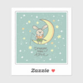 夢来真 | Bunny on the Moon シール (シート)