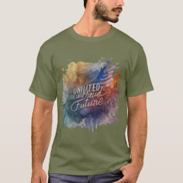 夢統一されたと誇りを持った未来Tシャツ Tシャツ