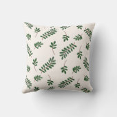 「夢葉のよくはしゃぐデザイン」リーフのパターン クッション (裏面)