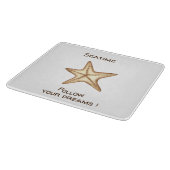 夢見るあなたを水彩で セータイム スターフィッシュ カッティングボード (角)