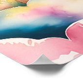 夢見るおとぎの城 - 魔法の水彩画 ポスター (角)