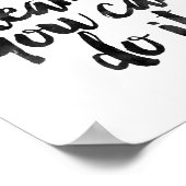 夢見ることができれば、それは実現できる ポスター (角)