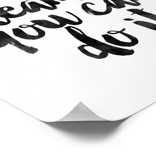 夢見ることができれば、それは実現できる ポスター (角)