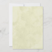 夢見るようなおとぎ話の城のウェディング招待状 招待状 (裏面)