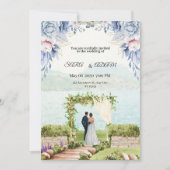 夢見るようなウェディングの招待状 招待状 (正面)