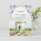 夢見るようなウェディングの招待状 招待状 (スタンド正面)