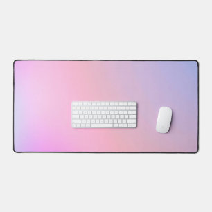夢見るようなコットンキャンディーパステルグラデーション デスクマット