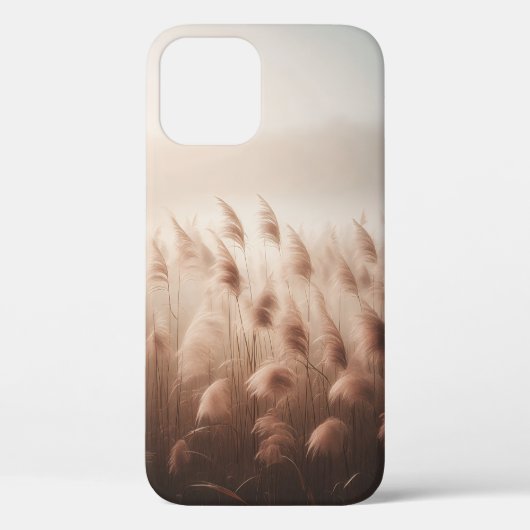 夢見るようなミスティーパンパスグラス - ソフトで美しい花 Case-Mate iPhoneケース (裏面)