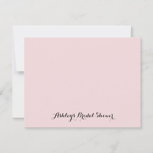 夢見るような水彩の芍薬のパターン レシピ カード (裏面)