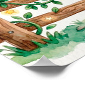 夢見るような水彩画のイラスト ポスター (角)