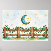 夢見るような水彩画のイラスト ポスター (正面)