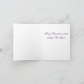 夢見るような空にサンタクロース シーズンカード (内部)