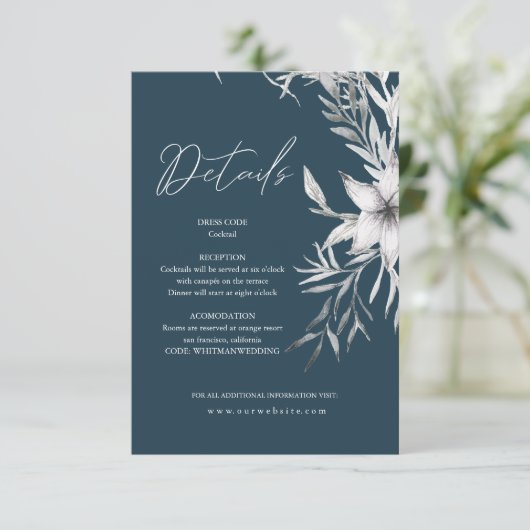 夢見るような花々 | 詳細同封カード エンクロージャーカード (スタンド正面)