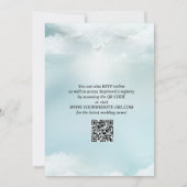 夢見るような雲の上の結婚前お披露目パーティー 招待状 (裏面)