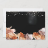 夢見るような黒の写真 卒業発表 招待状 (裏面)