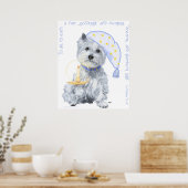 夢見るウェスティのポスター ポスター (キッチン)