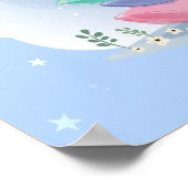 夢見るキリンとウサギたち ポスター (角)