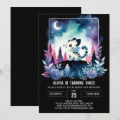 夢見るジャングルの虎の誕生日 招待状 (正面/裏面)