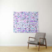 夢見るスターバーストウェーブパターン タペストリー (インサイチュ(横))
