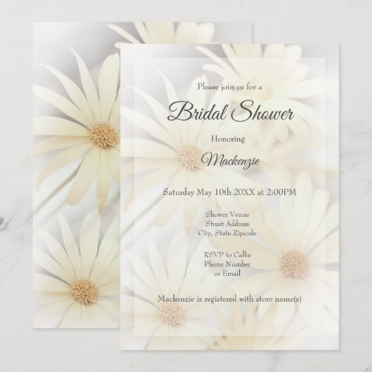 夢見るデイジー2 招待状 (正面/裏面)