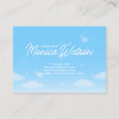 夢見るハートの雲空 名刺 (裏面)