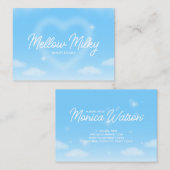 夢見るハートの雲空 名刺 (正面/裏面)
