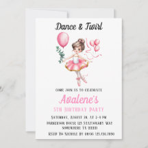 夢見るバレリーナの飛行: ダンス＆トゥワール バースデー