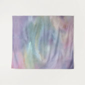 夢見るパステル | 夢のような柔らかな虹のまだら模様 タペストリー (正面(横))