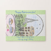 夢見るパリのエッフェル塔　引退 ジグソーパズル (横)